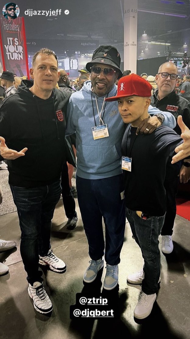 Surround yourself with greatness @ztrip @djjazzyjeff215 #nammshow2023