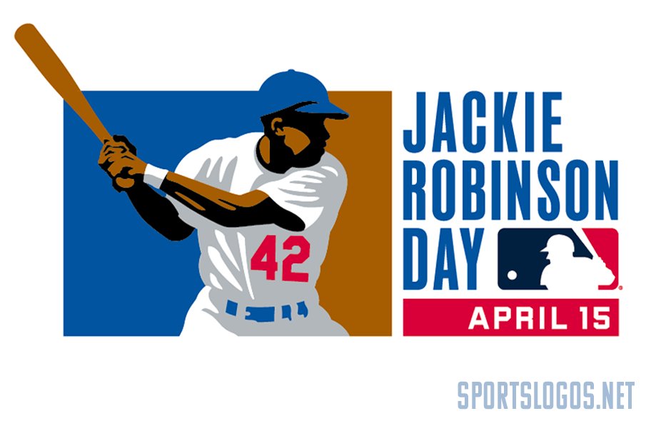 Chris Creamer  SportsLogos.Net on X: This year's Jackie Robinson Day  logo, created by the great @ToddRadom originally for the 75th anniversary  last season   / X