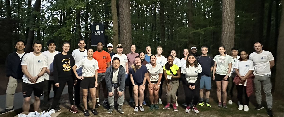 Nackley_Lab's tweet image. Pics from the 5K Fun Run @ #USASP #USASP2023 ! Thanks to all those that participated 🏃