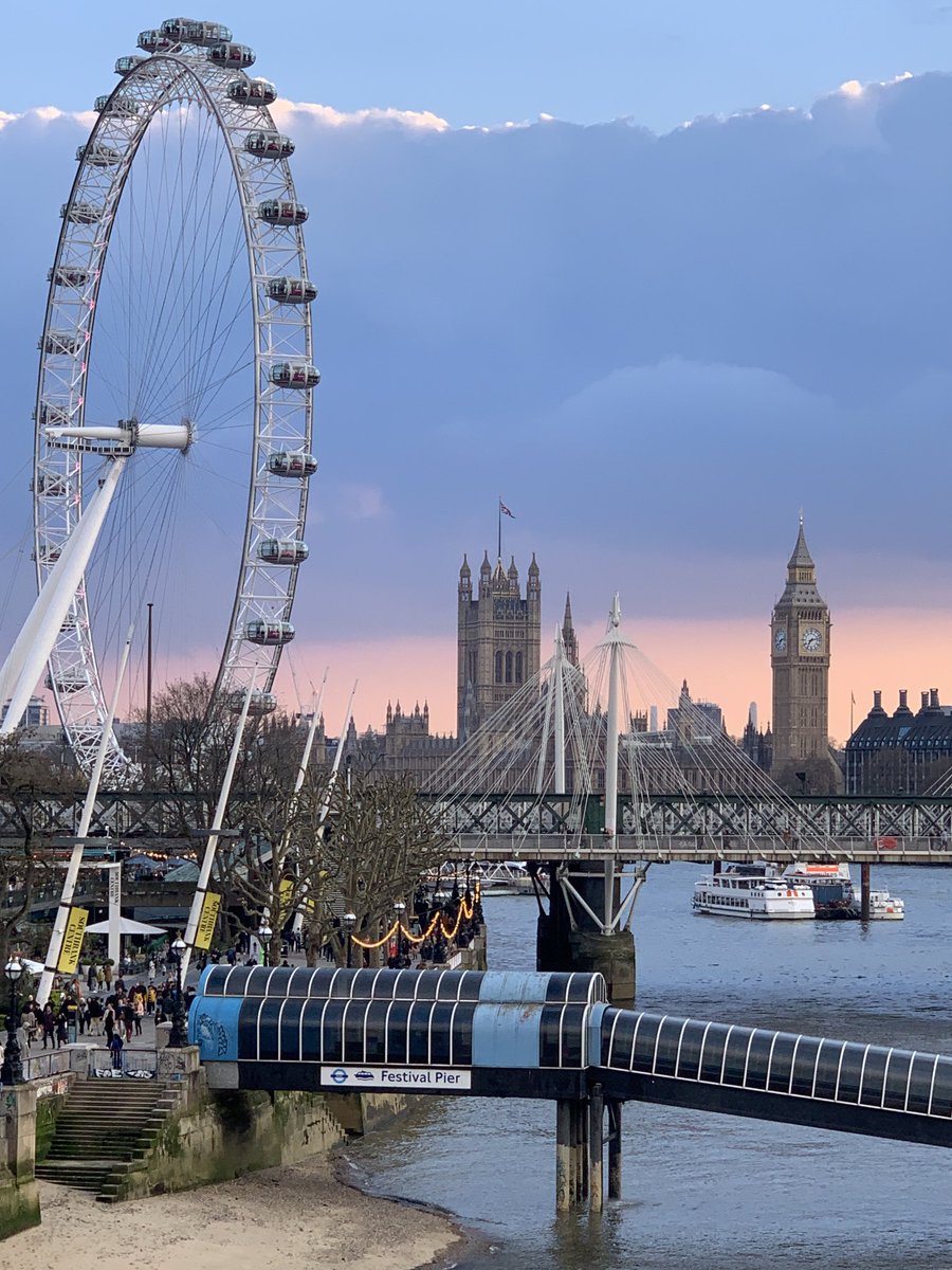 Gorgeous evening in London