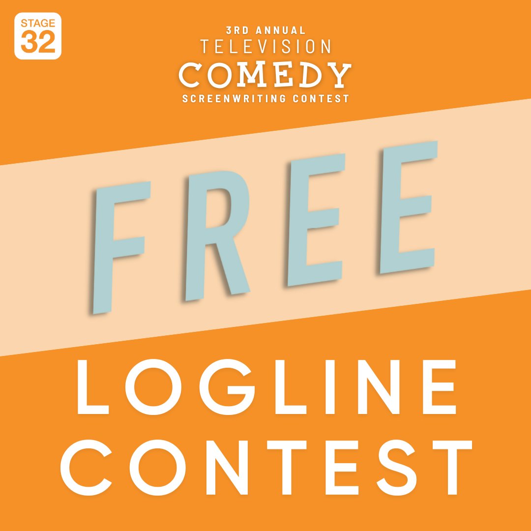 Stage32Scripts's tweet photo. Tomorrow is the LAST DAY to enter our FREE Logline Contest! 

Email your TV comedy logline to success@stage32.com with the subject line "TV COMEDY LOGLINE" for a shot at one FREE ENTRY to the 3rd Annual Stage 32 Television Comedy Screenwriting Contest!

#screenwriting #amwriting https://t.co/Z7fwY2Kgta