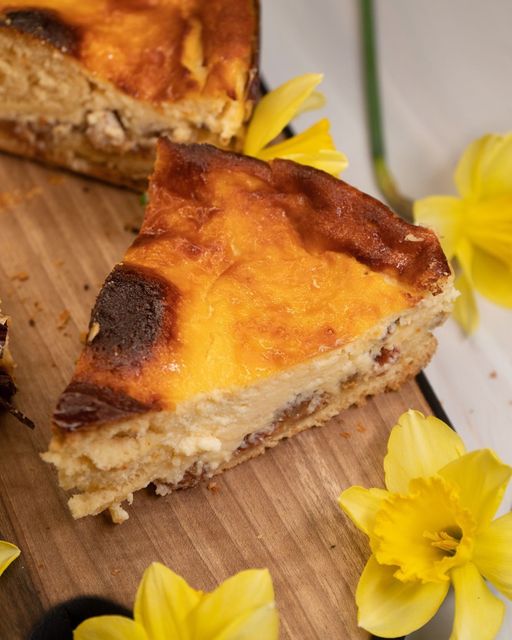 We are nearing the end of preparations for the Easter meal.
What did you fill it with?