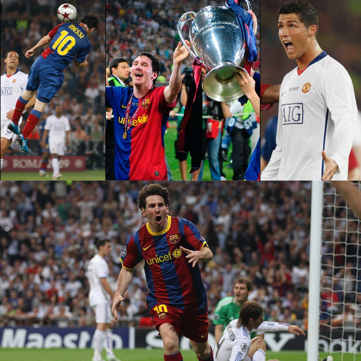 EirenJr's tweet photo. Messi siempre fue, es y sera mas que Cr7. le gano una final de champions y lo elimino de una semifinal al supuesto Mr.Champions. Messi en ambos partidos metió Gol y Cr7 desapareció.

Goat solo hay uno 🐐🇦🇷 https://t.co/gahwiBmjjn