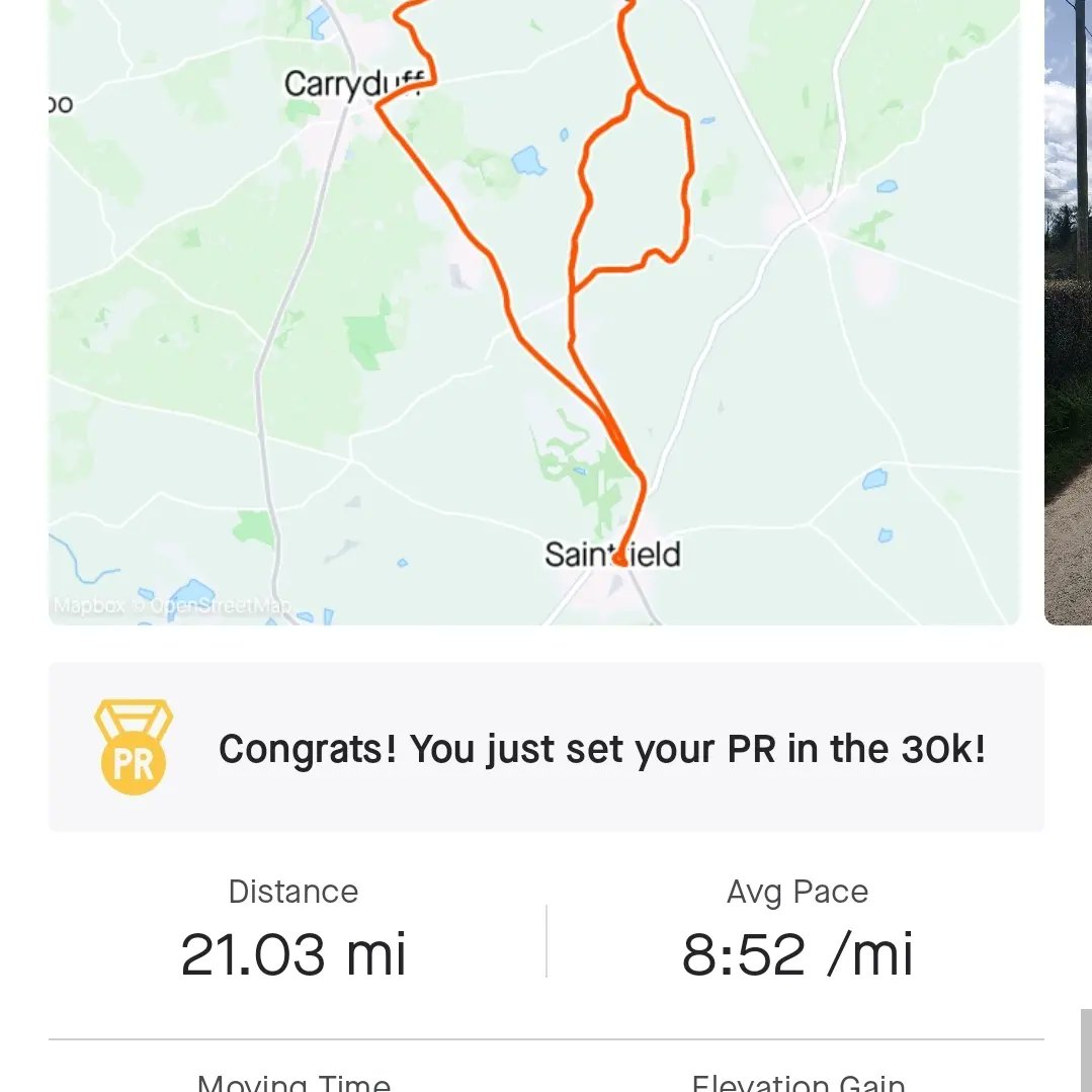 watsy82's tweet image. Final big run in the bank.
Another 5.2 miles to add on marathon day 🤪😱.

Time to recover and keep the legs moving before the big day.

justgiving.com/fundraising/ir…

#BelfastCityMarathon #cancerfundforchildren
@IrishFA