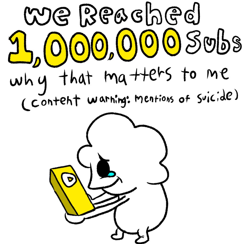 DoobusGoobus's tweet photo. I plan to do a more silly celebration in video form. But I wanted to use this milestone to talk about one of the worst times of my life and how this puts it in perspective. 🧵(1/4) https://t.co/PlN0dQMJGn