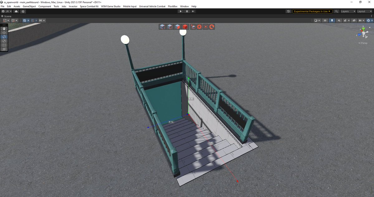 survivalstrike's tweet image. Creating the underground subway network entrances using #umodeler #indiegamedev