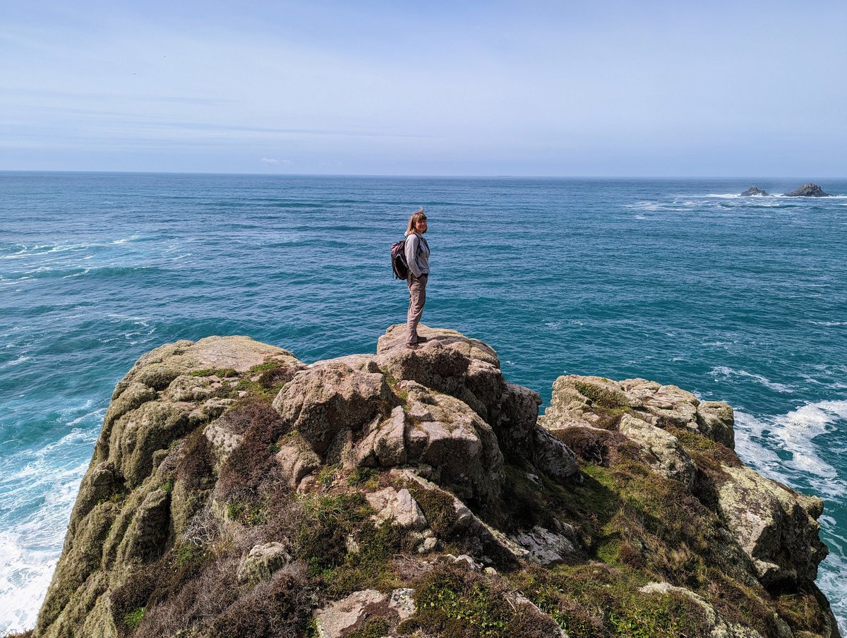 PaulHCowan's tweet photo. Beautiful days walk on #swcoastalpath St Just to Sennen inc impromptu swim https://t.co/u2zTV1g32s