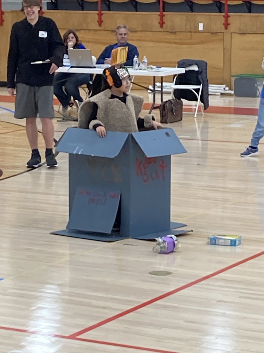 Catnip successfully recovered by the 4th grade Odyssey of the Mind team at the State competition. #wonderfulwerner #PSDproud #COStateP2