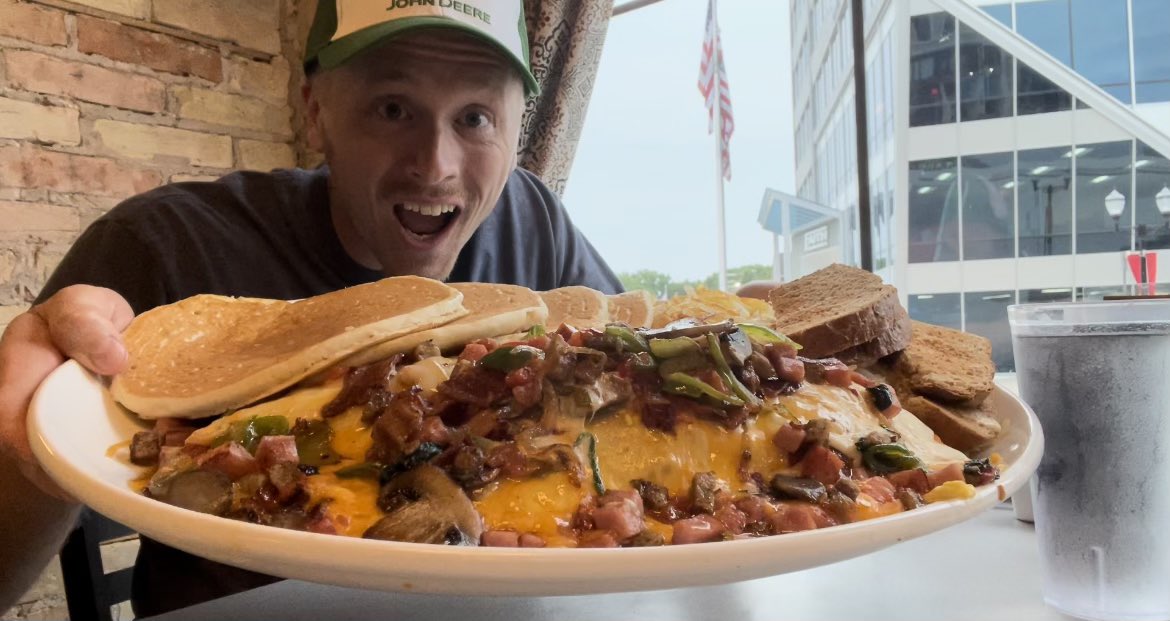 98% fail this giant breakfast challenge!

The Tsunami Breakfast Challenge at Weathervane in Menasha, WI!

youtu.be/9fgXPmd5ejI

#food #foodie #foodlover #foodblogeats #foodpicture #foodvideo #eatingshow #menasha #wisconsinfood #weathervane #tsunamibreakfast #breakfast