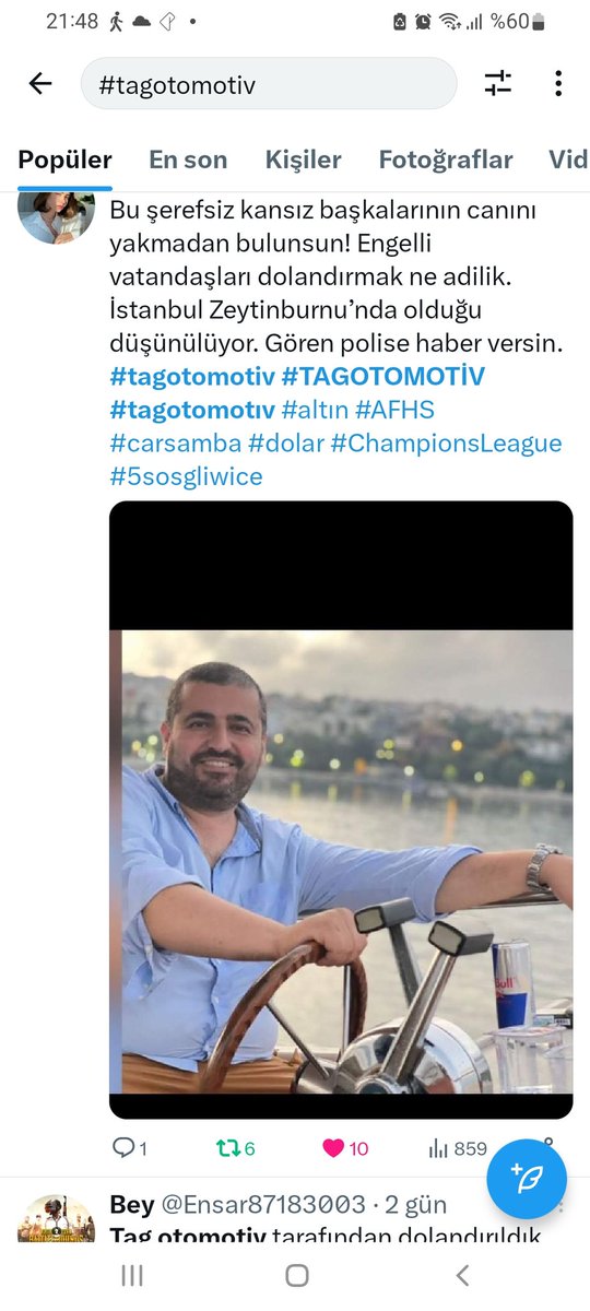 Glendamdzenli2's tweet image. Bu Şahıs 100lerce Engelli  Ailesinin Ne zorluklarla Biriktirdiği Paraları Sifir araç  Satıyorum Bahanesiyle Dolandirmistir  Ismi Serdar Cengiz Aygün   Yetkililer Ne olur Olaya Müdahil olsun 
#TagOtomotiv
#tagotomotiv
#TAGOTOMOTİV
#RecepTayyipErdogan
#TürkPolisi
#SüleymanSoylu