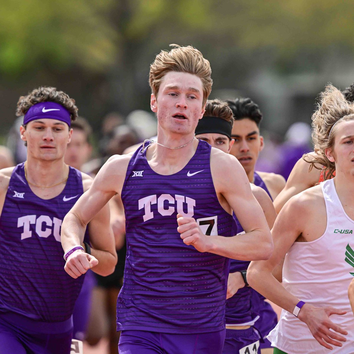 The Top 5 in the 1500m is full of Frogs 🐸 1. Ryan Martin - 3:51.55 3. Stone Burke - 3:55.22 5. Gabriel Diaz - 3:55.97 #GoFrogs