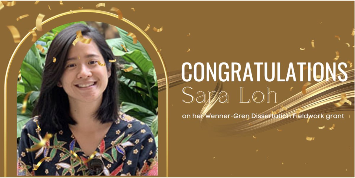 Congratulations, Sara!
@ManoaAnthro @JonathanPadwe