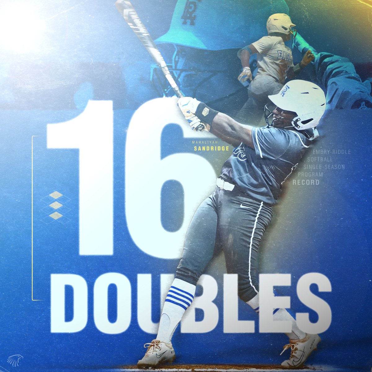 ERAUSoftball's tweet photo. The 👑𝓺𝓾𝓮𝓮𝓷👑 of two-baggers

Congrats to Mahaliyah Sandridge on setting a program record for most doubles in a single season‼️

#Team11 #GoERAU #DaytonasHometownTeam https://t.co/XlWJKslIEH