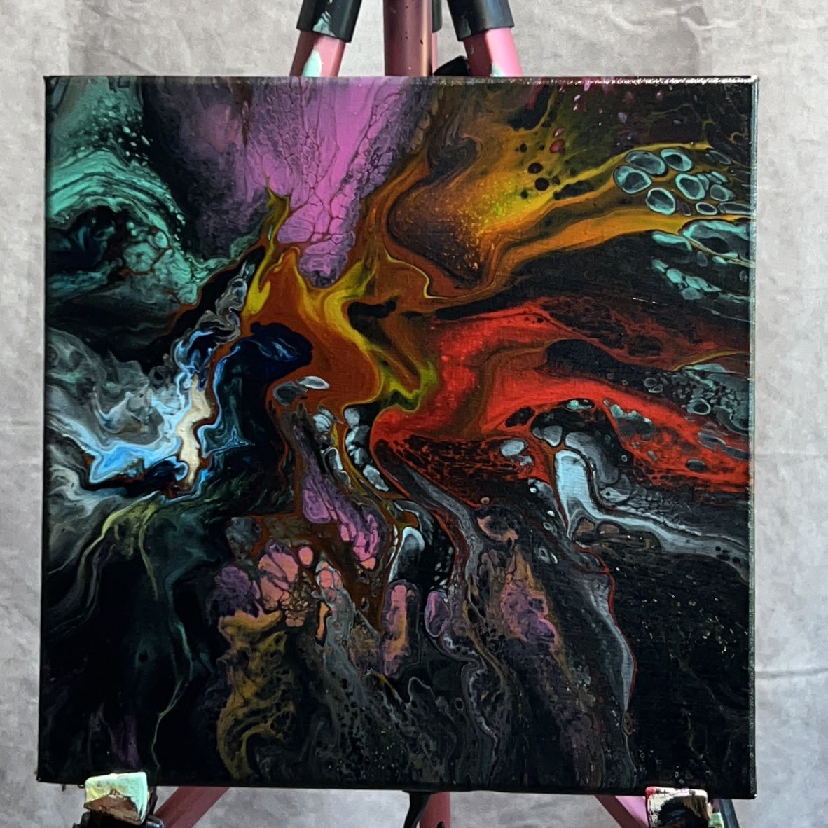 witheverypour's tweet image. “The Muti Verse “ -12x12 canvas  #pouring #pouringpaint #abstactpainting #abstractart #art #artist #artistsoninstagram #arttherapy #love #beautiful #creative #multiverse