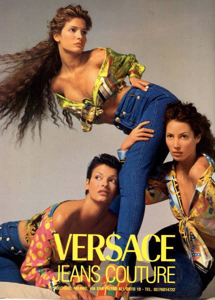 90s gianni versace ad campaigns were masterclasses in posing