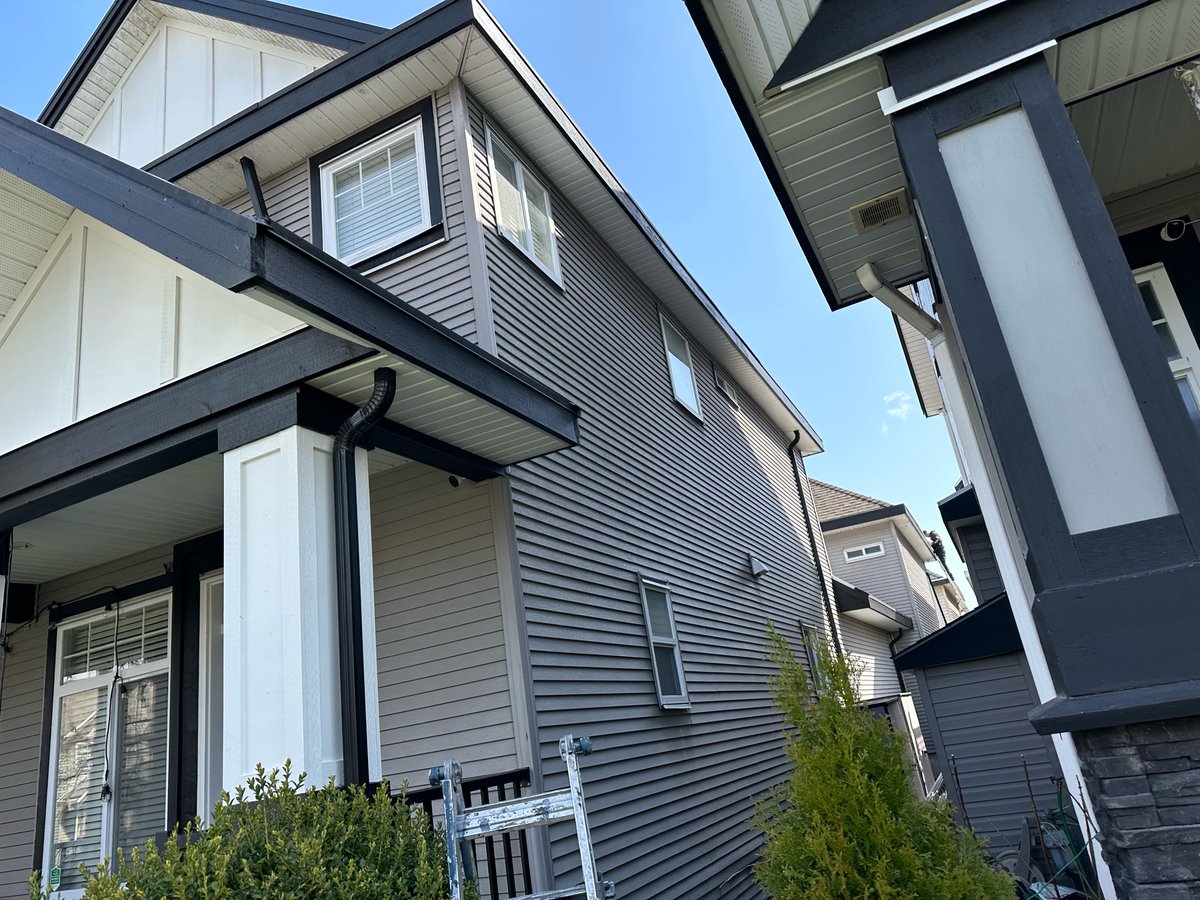 about_inc's tweet photo. Some before and afters from our painting division. After we fix replace your rotten fascia boards and fix your hidden gutters. Freshen up your home with paint. https://t.co/iwZLaQHsdr