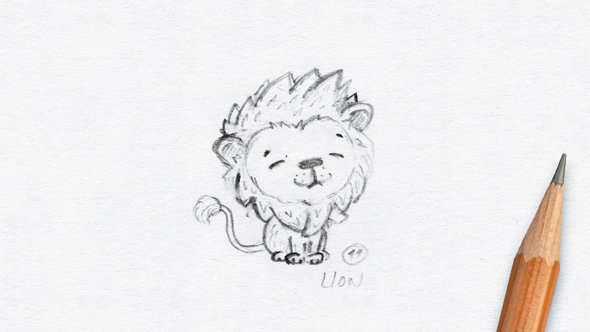 IconsByGSNN's tweet photo. Ladies and gentlemen, presenting the fluff of the jungle! You'll find him roaming the Cute Animals Icon Pack #FluffOfTheJungle #LionSketch #Illustration https://t.co/3iXoLRC3dO