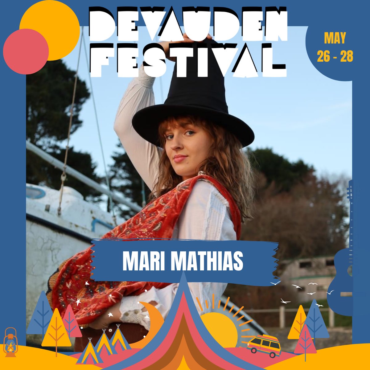 📣 Introducing @MariMathias14 📣 Mari sings in her native welsh tongue, marrying intimate moments of storytelling & spoken word with delicate harmonies and exciting instrumentation. Not to be missed!! Catch her set on May 27th. devaudenfestival.com