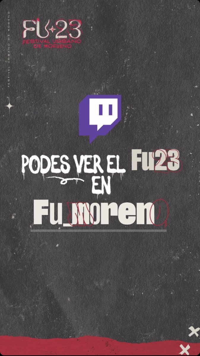 Aaaanaias's tweet photo. El show de Trueno en Moreno será transmitido por Twitch #FU23
🔗 https://t.co/bpe87iU8PH https://t.co/teKR5VykKo