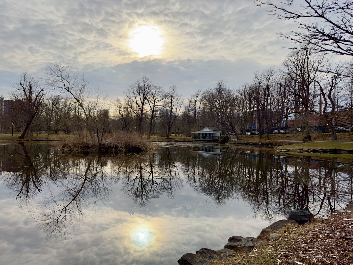 Late afternoon, April 5, at <a href="/HfxPublicGarden/">Halifax Public Gardens</a>.