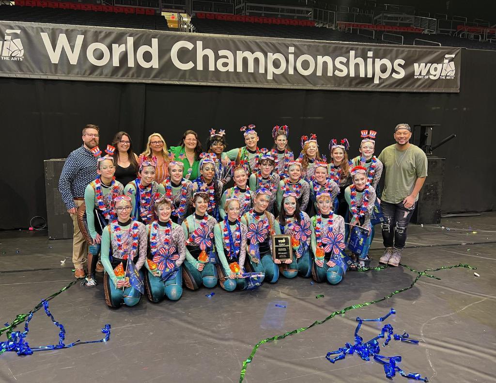 FlashesCAO's tweet photo. CONGRATULATIONS to the Franklin Central Open Class Winter Guard!!! They just tied for 14th at WGI World Competition! That’s right, Flashes, 14th internationally!!! 💙⚡️💙⚡️💙 #andtheyarerunning #weareflashes @FCBandBooster @FTCSCFCHS @FTCSC https://t.co/uk77Gb47Xo