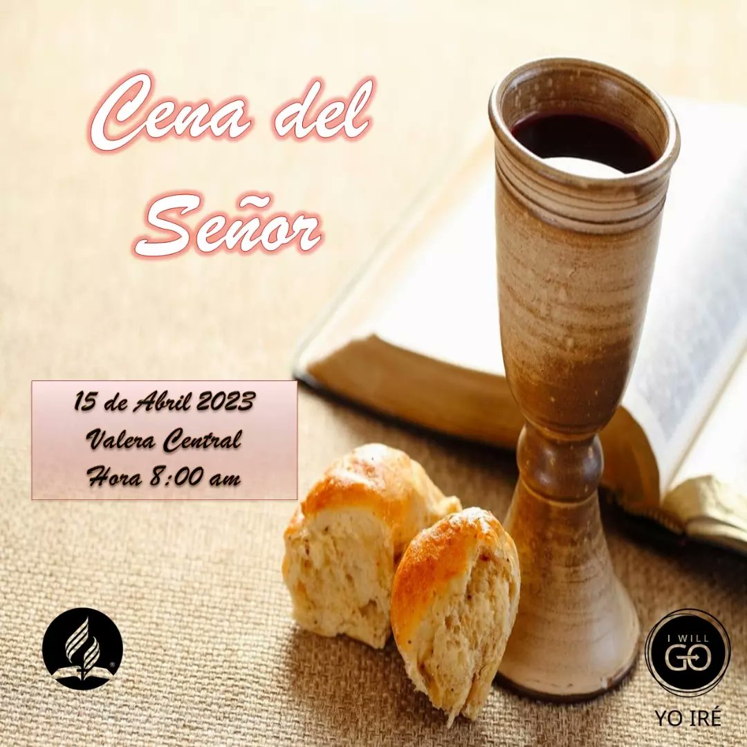 ParedesJackson's tweet photo. Hoy 15 de abril damos gracias por un #FelizSábado hermoso con Cena del Señor 🥖🍇❤ donde pudimos renovar nuestro pacto con Dios 🙏🏼.
#UVOC #MVAE #Oración #IWillGo #Adventista #familia #Trujillo #Valera https://t.co/KqQxTmZ9Xa