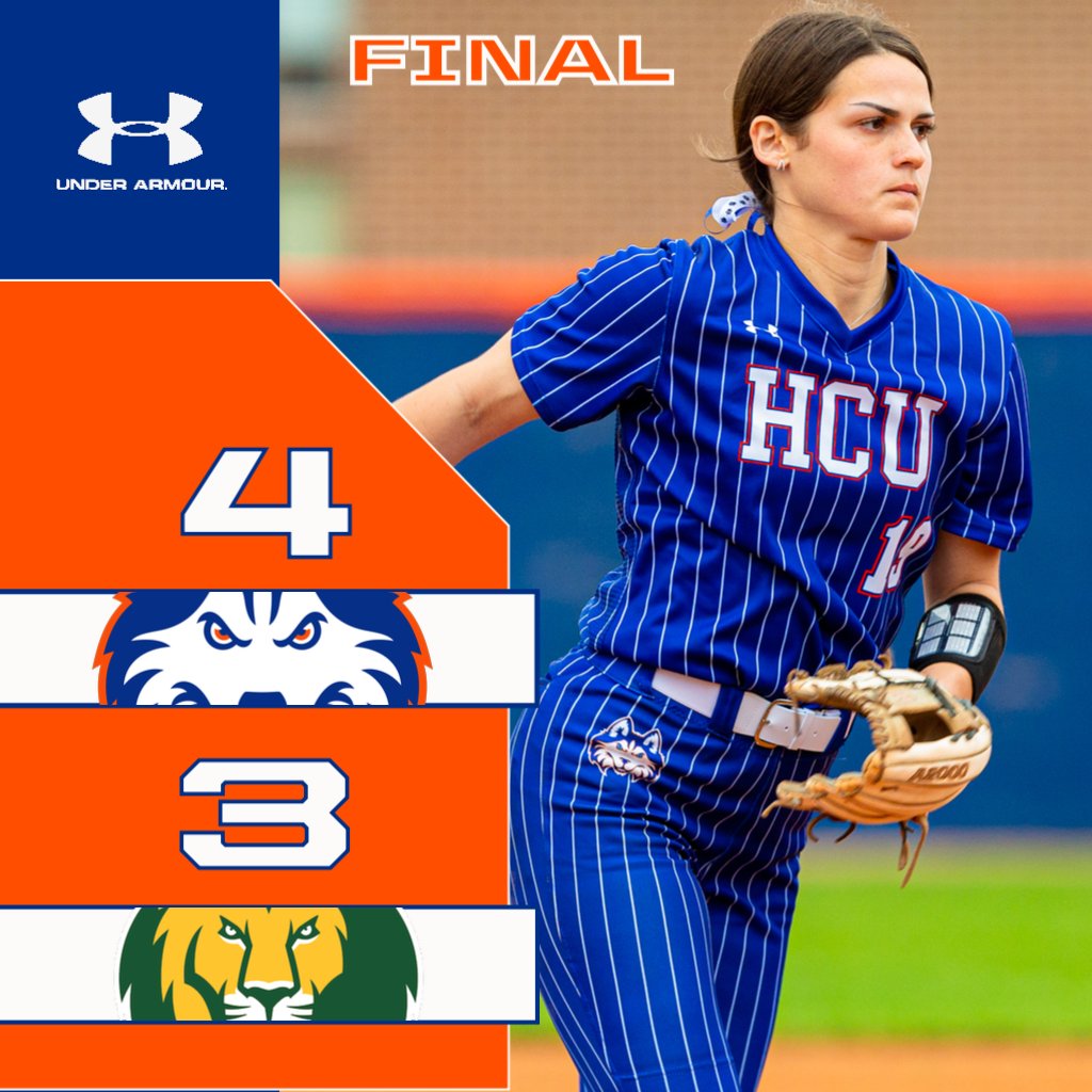 HCUAthletics's tweet photo. 🥎 FINAL from Husky Field ...

Huskies take final game of series ‼️

@HCUSoftball 4, Southeastern 3

#DawgsUp https://t.co/1smAgcWu1Y