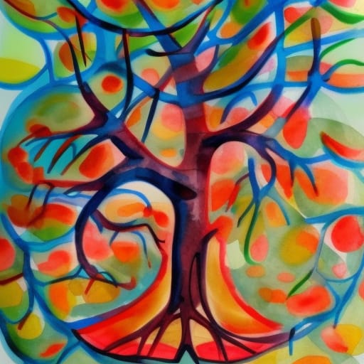eusebia663's tweet photo. tree, linework, watercolor, realism - made with NightCafe Creator  https://t.co/EHO57FUeWu #aiart #nightcafe #digitalart #vqganclip via @NightcafeStudio https://t.co/ZLNjgFKl0p