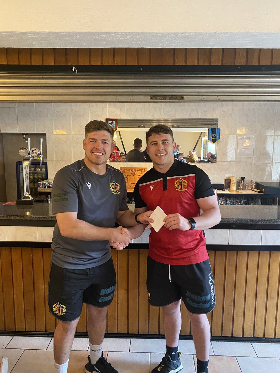 Congratulations Alex Burton todays Man of Match v Ammanford The Angel Inn - Pontneddfechan.