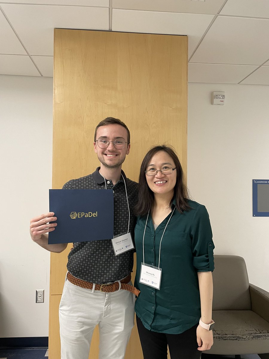 xu009's tweet photo. Awesome conference! Glad to bring one of our best students from University of Scranton to present his work at 2023 Spring EPaDel Section Meeting. #EPADEL @MAA_EPADEL @univofscranton https://t.co/zX4QPhA1Rn