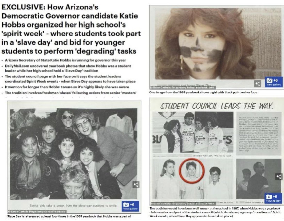 MatthewFoldi's tweet image. Democratic Governors like #AZGOV @katiehobbs and #VAGOV @RalphNortham host slave auctions and wear blackface in their yearbooks. 

Meanwhile @GOPGovs like #FLGOV @RonDeSantisFL are…normal