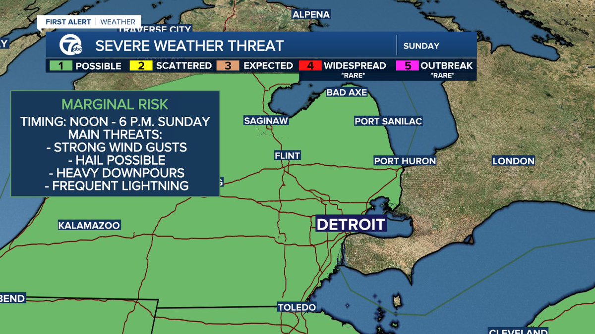 WXYZ Detroit on Twitter "The 7 First Alert Meteorologists are tracking potentially severe