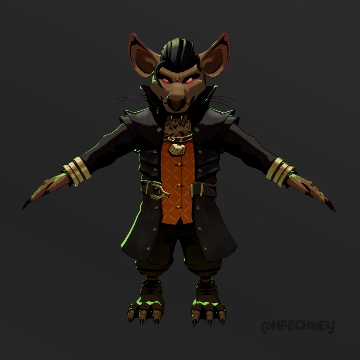 HFechney's tweet image. Just finished up this baddie #screenshotsaturday   #UnrealEngine #3dart #gamedev