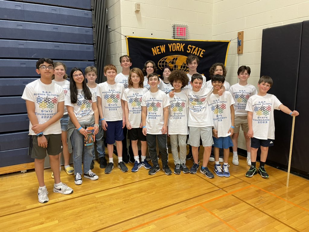 klic_chem's tweet photo. What an incredible weekend for the James Wilson Young/BBP Division B (6-9) Science Olympiad Team!  They took home the FIRST 4 state medals in school history! Congratulations to the entire team! I am one VERY proud coach.  You are awesome! @BBPSchools @JWYMiddle @BBPHSPrincipal https://t.co/XulkpBQDUe