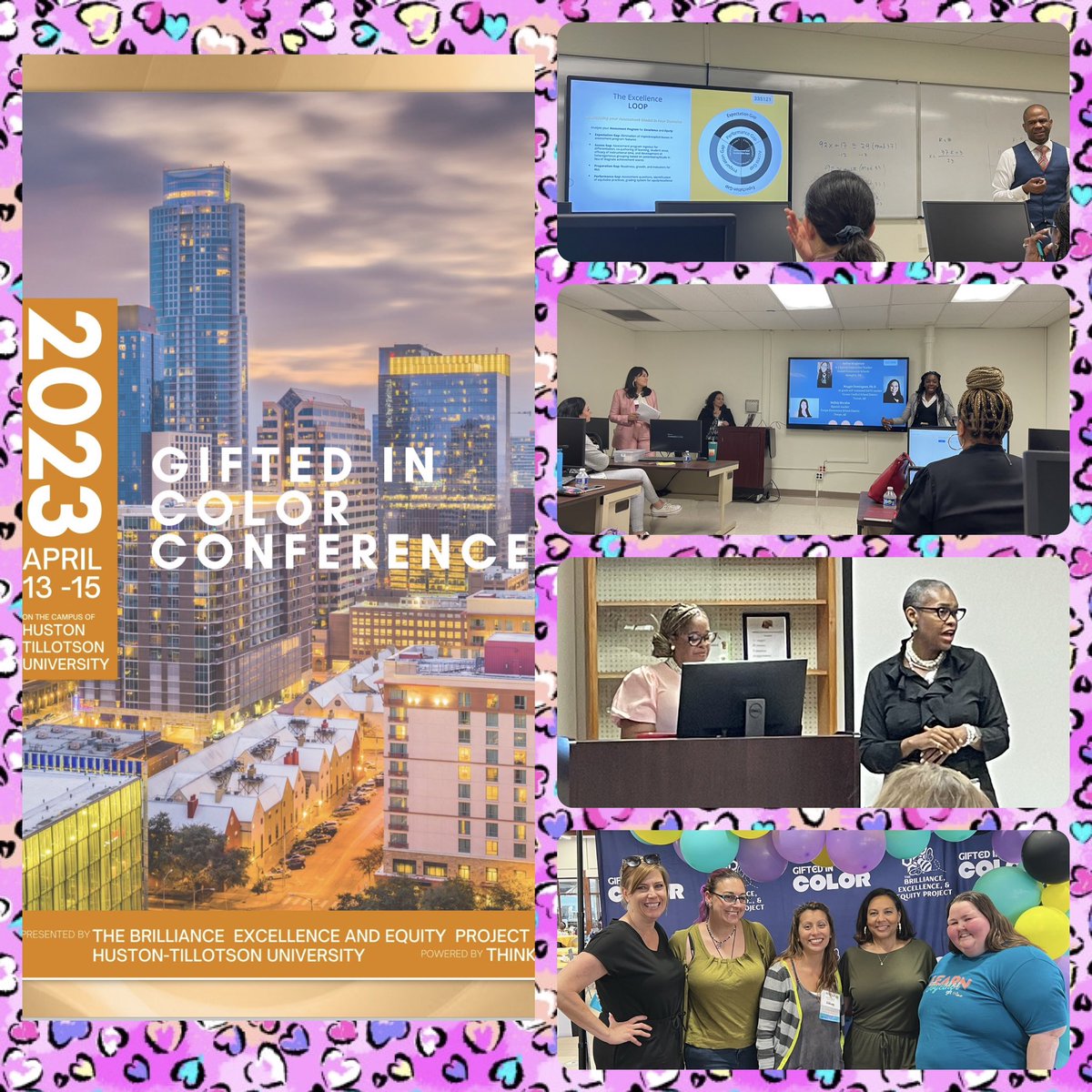 Thank you, @beeprojectus for putting together a wonderful inaugural #GiftedinColor23 conference! I was in the presence of greatness and it was a privilege to learn from these brilliant people! Thank you @RoundRockISD for sending us! @rrisdpd