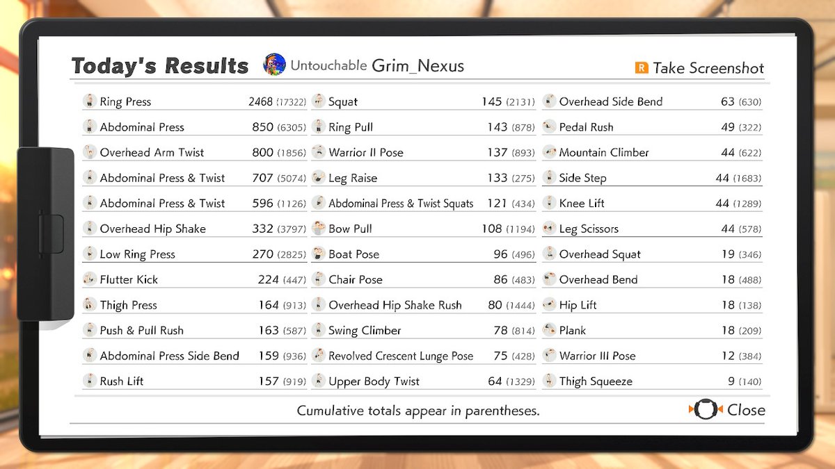 Finally got back to Ring Fit. #RingFitAdventure #NintendoSwitch