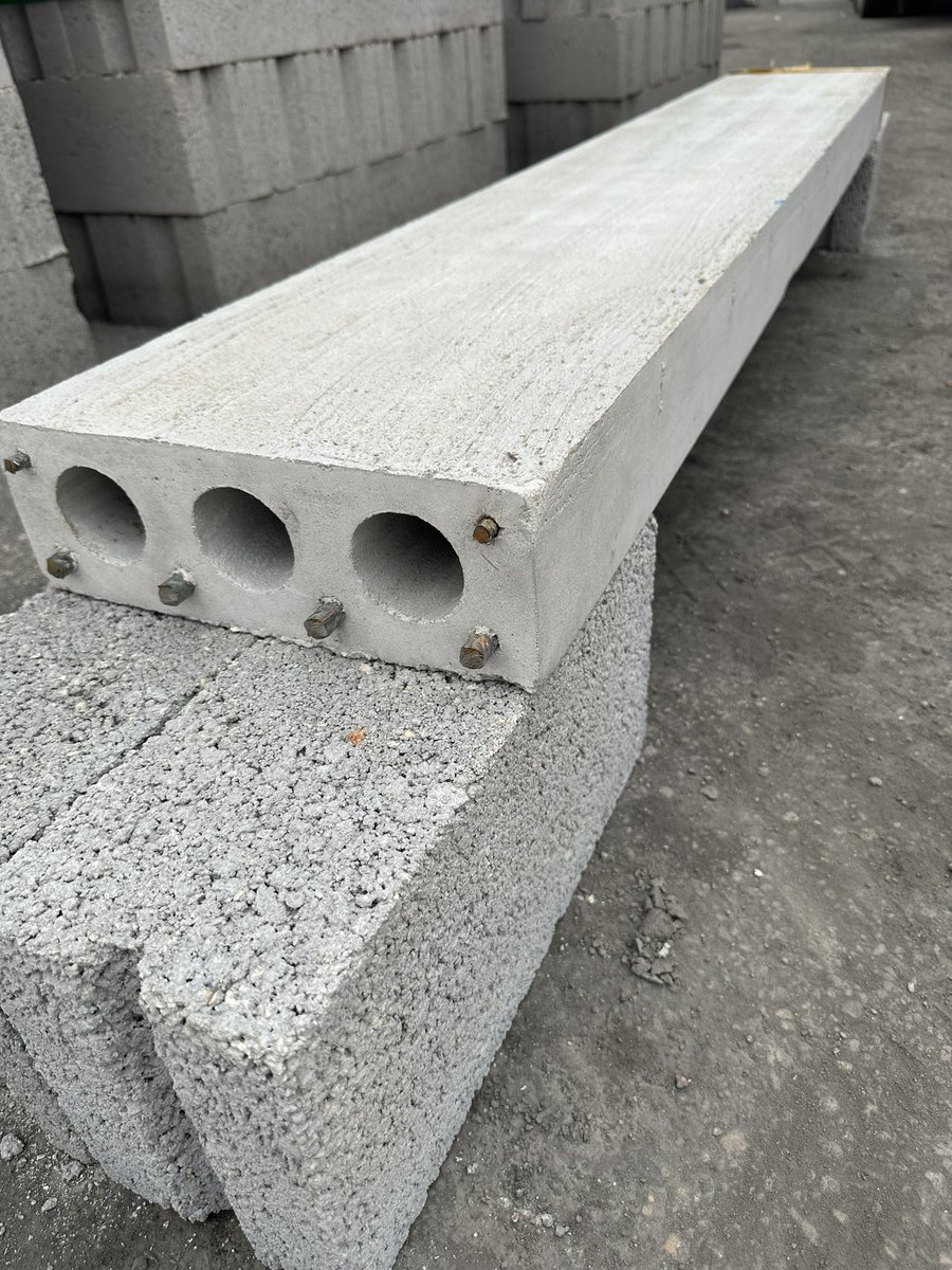 gdesaudi's tweet photo. Our first production of precast hollow core lintel size W300mm H100mm L11cm-300cm high tolerance 
First test passed 8 layers of bricks with no bend or cracks. Ensure our logo is embossed. Pre-orders only. 

@ssrrr22
@haz_sab
@engsadam417
@engalialbady https://t.co/br2lG8qS8v