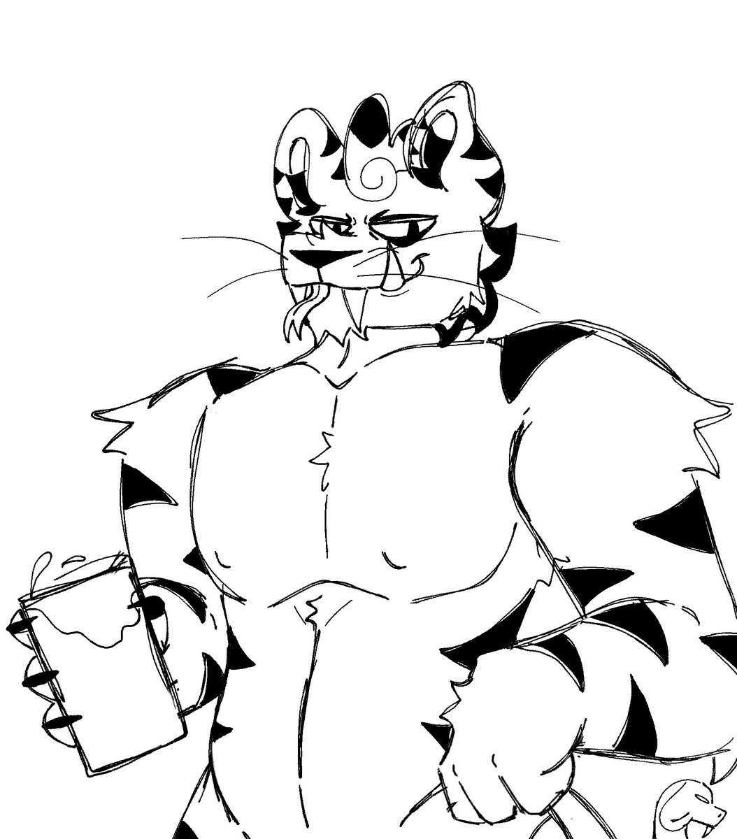 CheddarCheezJay's tweet image. Godin, a silly god oc with many problems
(He smiles a lot)
#ocart #ocs #godocs #tigerocs #art #furry #furryart