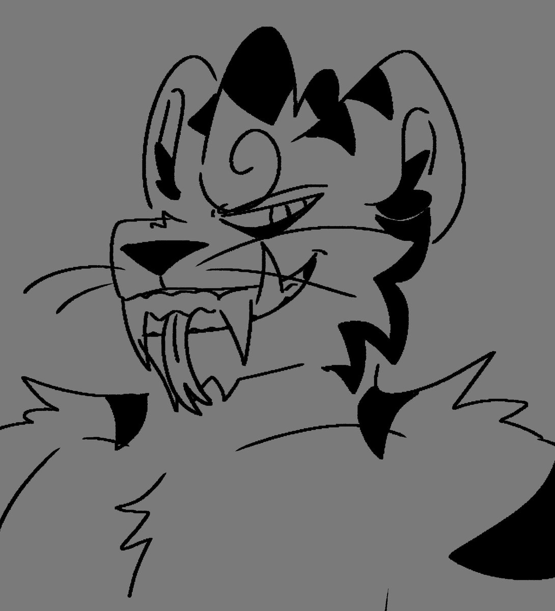 CheddarCheezJay's tweet image. Godin, a silly god oc with many problems
(He smiles a lot)
#ocart #ocs #godocs #tigerocs #art #furry #furryart