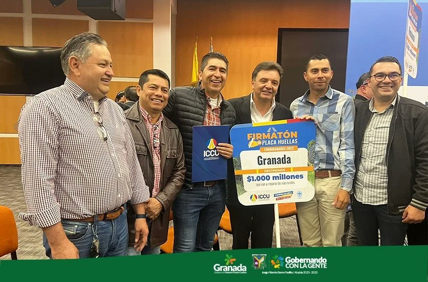 AlGranadaCund's tweet photo. Recibimos oficialmente el presupuesto de 1.000 millones de pesos, para la ejecución de 10 placas huellas para San Raimundo, El Hoyo,
San José Bajo, Sabaneta, Santa Fe y la
La Veintidós. Gracias Concejo Municipal, @ICCUGOB
@CundinamarcaGob
@nicolasgarciab https://t.co/GBFEXJ5ms1