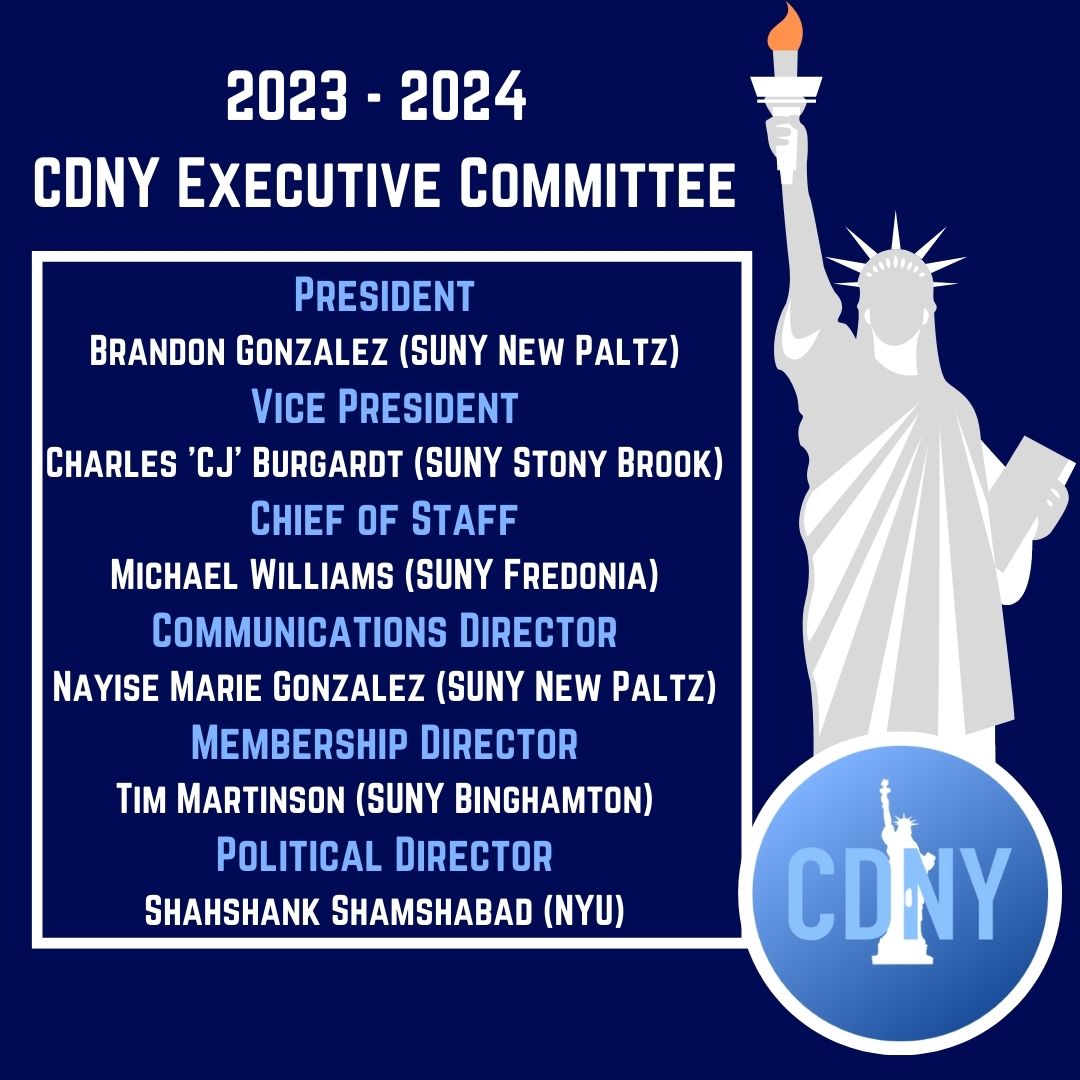 Moving ever forward. Congratulations to the newly elected CDNY leadership!