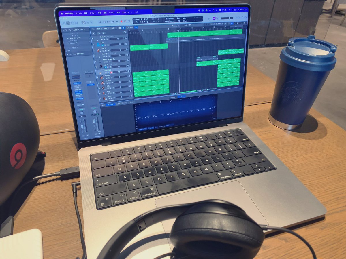 おはようございます☀。
今日は朝からスタバでDTM♪
この時間はまだ空いていて過ごしやすいです☕️。