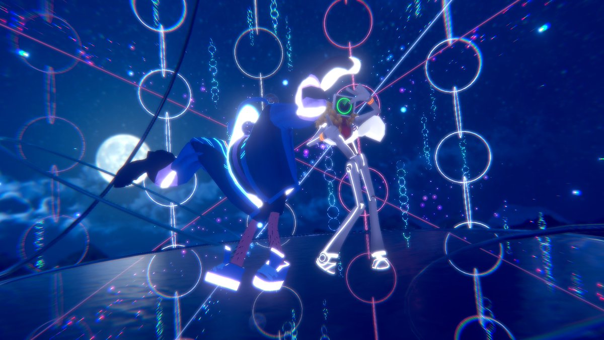 VolticGlitch's tweet photo. Can't believe the #nostraightroads after credits where they straight up do MMD dances.
#neonnova #neonj #djsupernova https://t.co/ZphbGJ4GIV