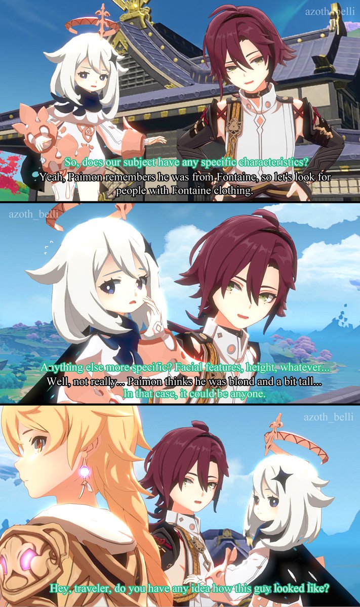 azoth_belli's tweet image. Little comic or whatever about a specific scene from my fanfic because I missed doing silly xiaoae comics and I enjoyed writing that scene🗿

#XiaoAether #xiaother #xiaoether #xiaoae