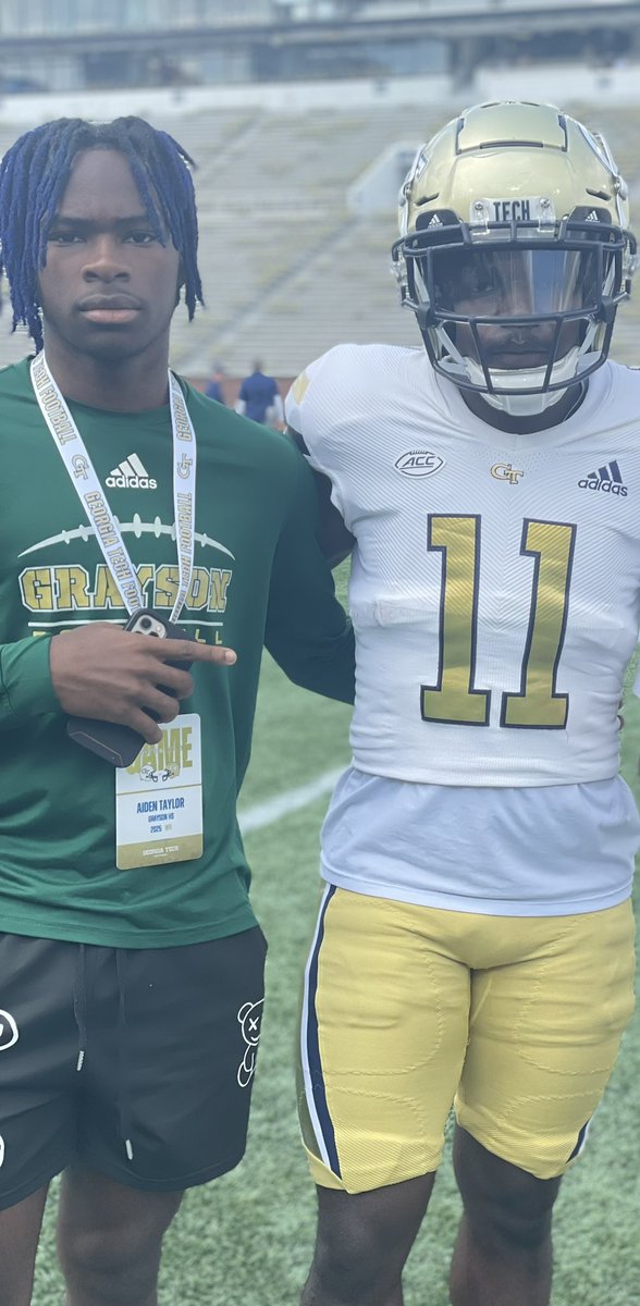 Grayson legacy. @Jamalhaynes16 I’m next 🙇🏽‍♂️@AlumGrayson @CoachSB_4theG @RamsFBrecruits @RecruitGeorgia @karipruitt_ @therealkwat