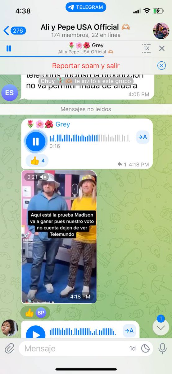 EthelMaradiaga3's tweet photo. Huy chicas.. No sé si está @aleidanunez en ese grupo, pero que mal estrategia querer viralizar una opinión que fue lo que le pidió Ceriani @juanriveramusic una opinión no es un hecho, así que cuando sea la final dediquense en votar y dejen los celos con #Pepison @TLMDRealities https://t.co/oApDoSJZag
