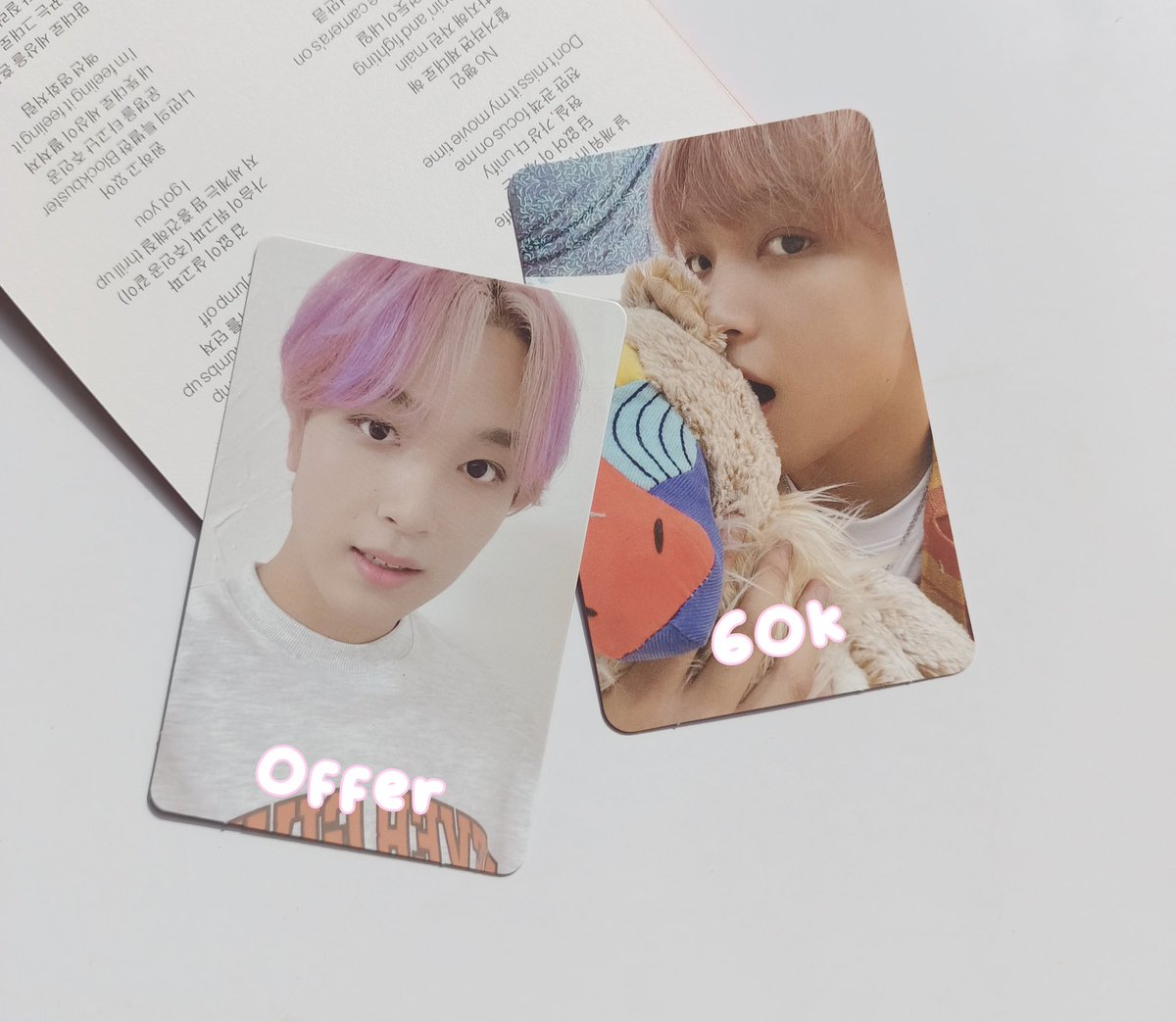 fimnest's tweet photo. 🫧 . . wts — lfb ina 

 ༉.⁠*⁠･ haechan lucky draw ld dream vibe sticker boneka

   ゝprice in pict, exclude all fee
   🌐 solo, ina 
   🎧 dm if interested https://t.co/TemNg4kzd1