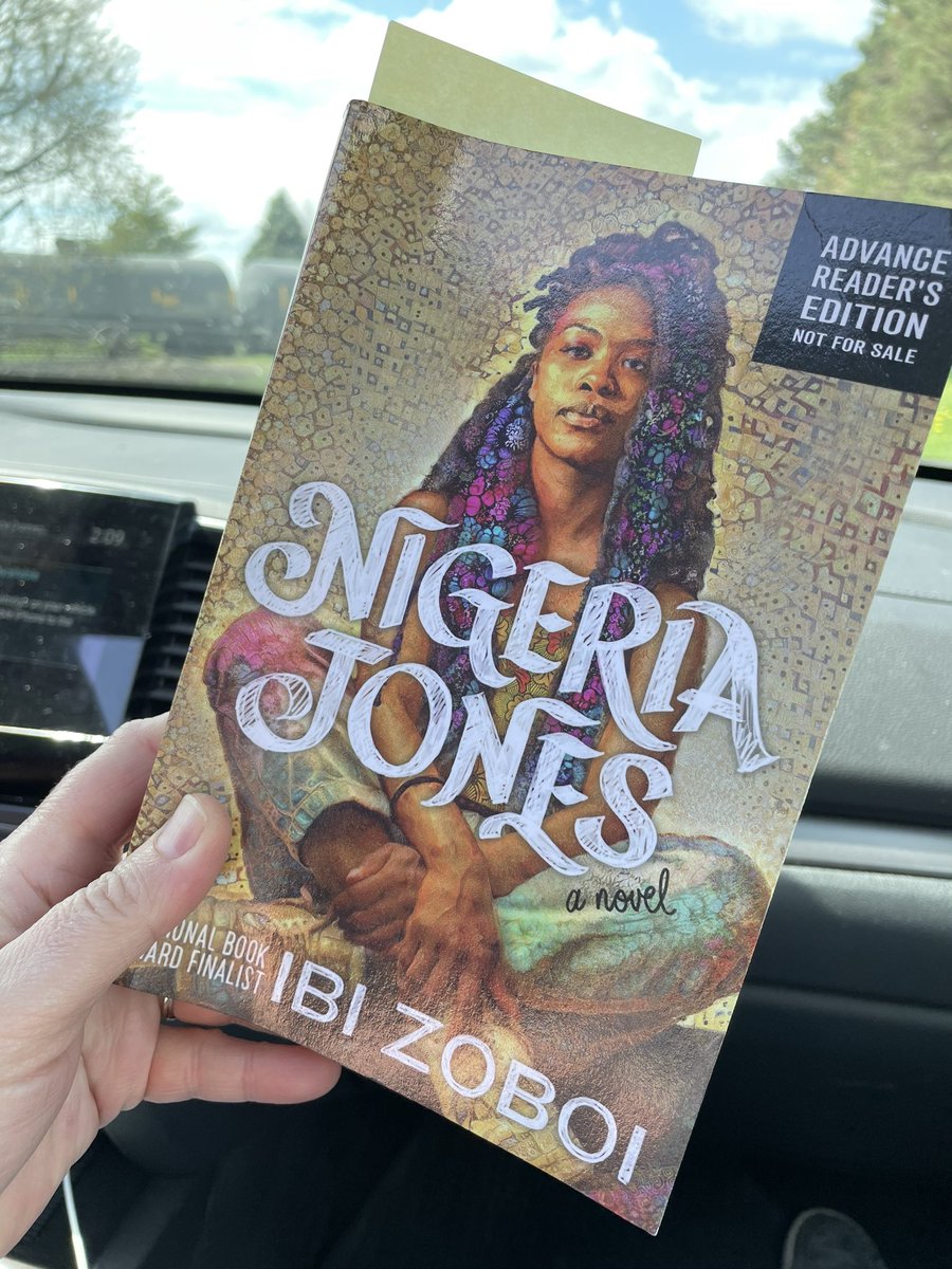 Up next! Nigeria Jones! After chapter  one, I’m hooked!! #bookposse #IbiZoboi @BalzerandBray