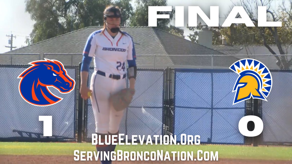 BN_Updates's tweet photo. It was a complete duel from the circle. Eliyah Flores was clutch driving in Jordyn Hutchins to win in the 9th. The Broncos improve to 22-12 (9-2). Taylor pitched a CG 6K. 
Go Broncos!
 #BeElite #BeLegendary #BlueElevation https://t.co/lr7WTKSlb5
#BoiseState #BleedBlue #WhatsNext https://t.co/figRibEn6e
