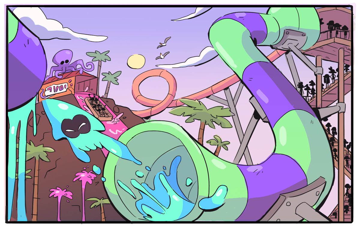 DatToonie's tweet photo. the whiplash i had upon finding these old splatoon art files, bruh. 

I DREW A CAR? https://t.co/aFITzYcxFM
